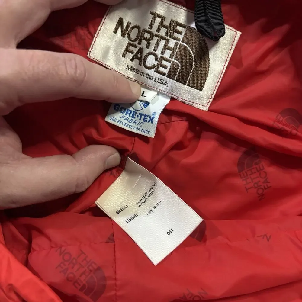 Vtg 80s The North Face Gore-Tex Mountain Pants Red Track Windbreaker USA Men L